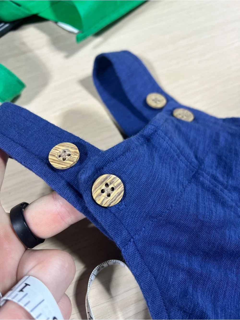 Linen Short Overalls for Kids - Pockets